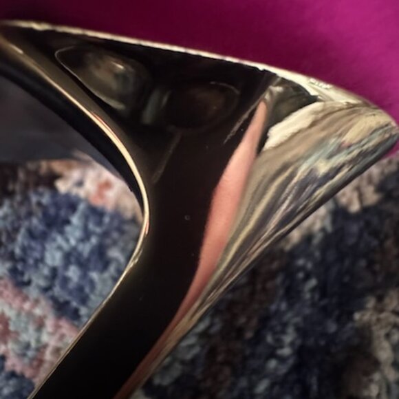 Nine West Reina Pink Stiletto Heels | Gold Heel & Ankle Strap | Brand New - Picture 7 of 9